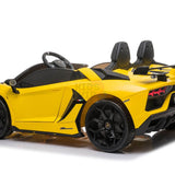 Yellow 24V Lamborghini SVJ Ultimate Drifting Car