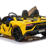 Yellow 24V Lamborghini SVJ Ultimate Drifting Car