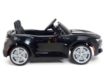 Black 12V Official Sport Chevrolet Camaro Kids and Toddlers Ride on Car