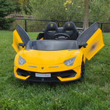 Yellow 24V Lamborghini SVJ Ultimate Drifting Car