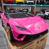 2026 24V Lamborghini Huracan 2 Seater Kids Ride On Car with Remote Control
