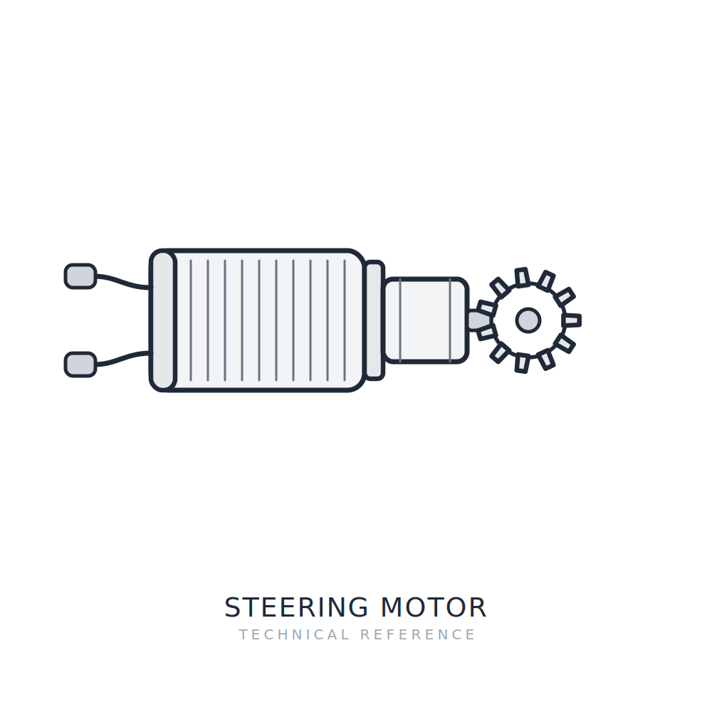 12V CAT Loader - Compatible Steering Motor