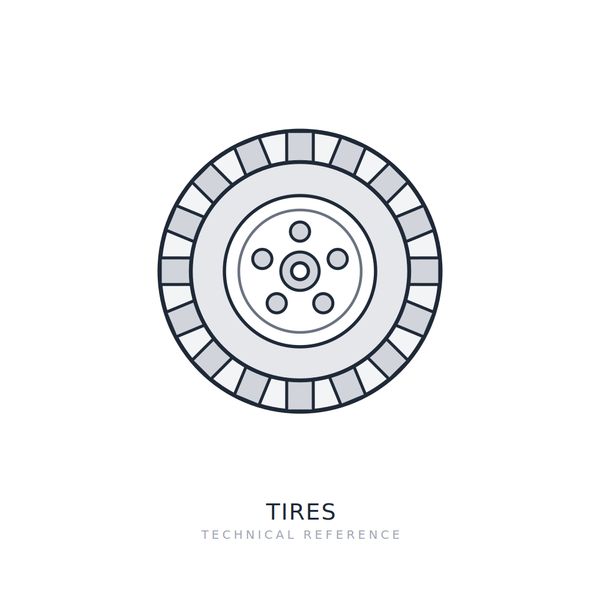 12V Porsche Carrera GT - Compatible Tires