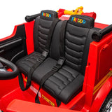 24V Fire Truck 2-Seater Ride On Kids Car with Remote Control