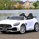 2023 Mercedes Benz AMG GTR 12V 2 Seater Kids Ride On Car With Remote Control DELUXE MODEL WITH LEATHER SEATS AND RUBBER TIRES