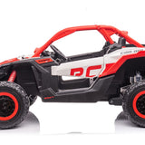 2025 2x24V CAN AM MAVERICK 4X4 2 Seater DELUXE Kids Ride On Car with Remote Control