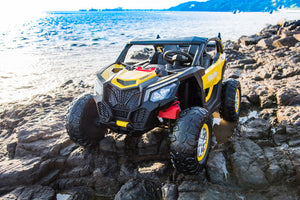 2025 24V Dune Buggy UTV 4X4 2 Seater DELUXE Kids Ride On Car with Remote Control