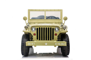 24V Army Truck 3 Seater DELUXE Kids Ride On Car with Remote Control
