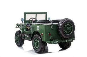 24V Army Truck 3 Seater DELUXE Kids Ride On Car with Remote Control