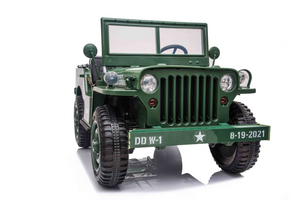 24V Army Truck 3 Seater DELUXE Kids Ride On Car with Remote Control