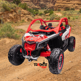 2025 2x24V CAN AM MAVERICK 4X4 2 Seater DELUXE Kids Ride On Car with Remote Control