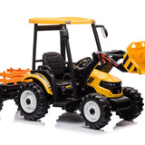 2024 24V Rhino Tractor Kids Ride On Car with Remote Control