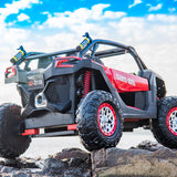 2025 24V Dune Buggy UTV 4X4 2 Seater DELUXE Kids Ride On Car with Remote Control