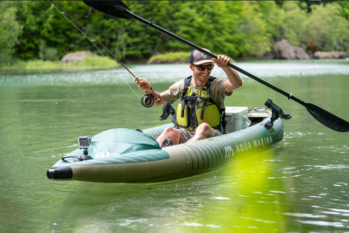 2023 Aqua Marina Caliber-398 Angling Inflatable Kayak (Both 1 or 2 Person) 13'1