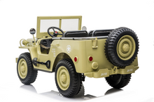 Load image into Gallery viewer, 24V Army Truck 3 Seater DELUXE Kids Ride On Car with Remote Control