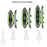 AQUA MARINA INFLATABLE KAYAK LAXO 3 PERSON LA-380