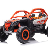 2025 2x24V CAN AM MAVERICK 4X4 2 Seater DELUXE Kids Ride On Car with Remote Control