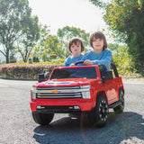 2025 Chevy Silverado 24V 4X4 2 Seater DELUXE Kids Ride On Car with Remote Control