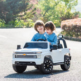 2025 Chevy Silverado 24V 4X4 2 Seater DELUXE Kids Ride On Car with Remote Control