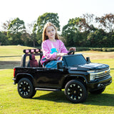 2025 Chevy Silverado 24V 4X4 2 Seater DELUXE Kids Ride On Car with Remote Control