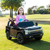 2025 Chevy Silverado 24V 4X4 2 Seater DELUXE Kids Ride On Car with Remote Control