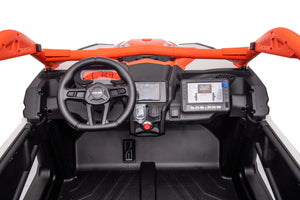 2025 2x24V CAN AM MAVERICK 4X4 2 Seater DELUXE Kids Ride On Car with Remote Control