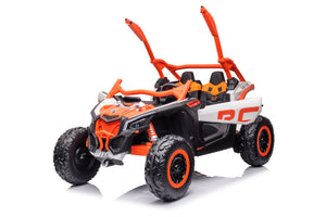 2025 2x24V CAN AM MAVERICK 4X4 2 Seater DELUXE Kids Ride On Car with Remote Control