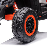 2025 2x24V CAN AM MAVERICK 4X4 2 Seater DELUXE Kids Ride On Car with Remote Control