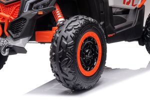 2025 2x24V CAN AM MAVERICK 4X4 2 Seater DELUXE Kids Ride On Car with Remote Control