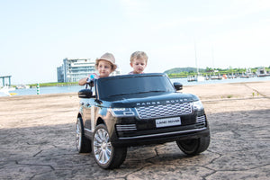 2025 Range Rover HSE 2 Seater 24V Kids Ride On Car With Remote Control DELUXE MODEL WITH LEATHER SEATS AND RUBBER TIRES