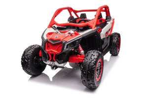 2025 2x24V CAN AM MAVERICK 4X4 2 Seater DELUXE Kids Ride On Car with Remote Control