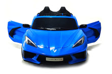 Load image into Gallery viewer, 2025 24V Chevrolet Corvette C8 2 Seater DELUXE EDITION Kids Ride on Car with Remote Control