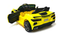 Load image into Gallery viewer, 2025 24V Chevrolet Corvette C8 2 Seater DELUXE EDITION Kids Ride on Car with Remote Control