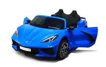 Load image into Gallery viewer, 2025 24V Chevrolet Corvette C8 2 Seater DELUXE EDITION Kids Ride on Car with Remote Control