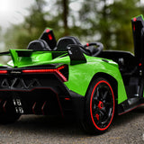 2025 UPGRADED Lamborghini Veneno 2x12V 4X4 2 Seater DELUXE Kids Ride On Car with Remote Control